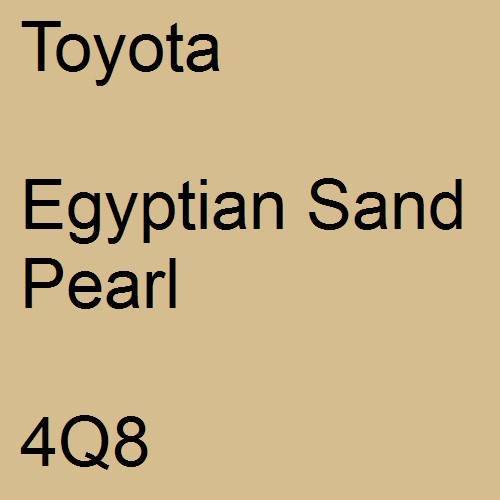 Toyota, Egyptian Sand Pearl, 4Q8.